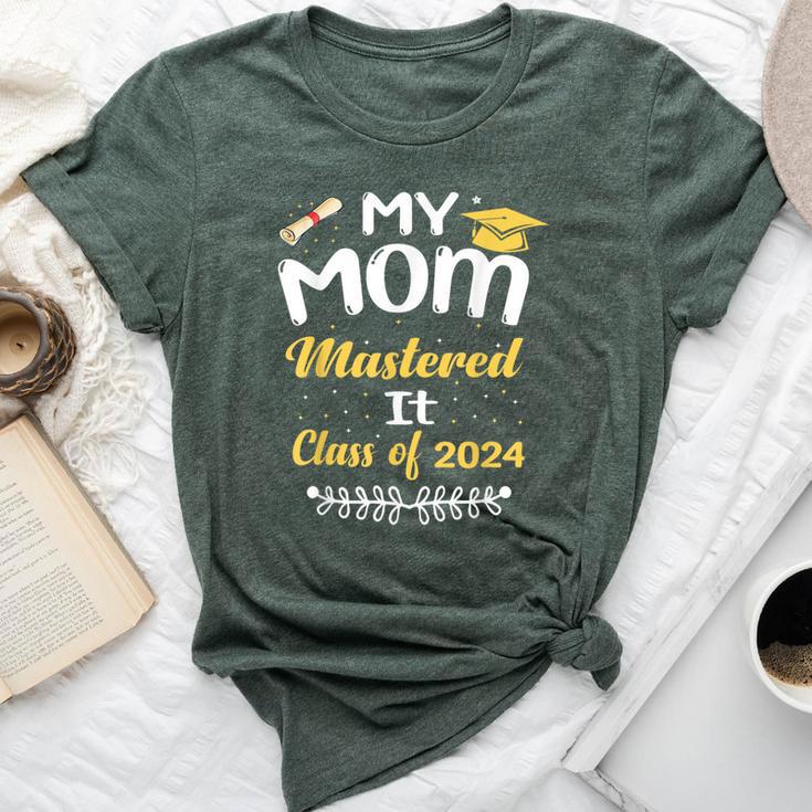 My Mom Mastered It Class Of 2024 Graduate Senior Bella Canvas T-shirt