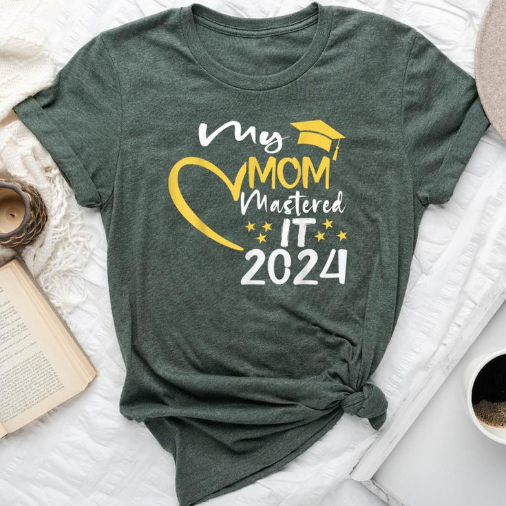 My Mom Mastered It Class Of 2024 Masters Graduation Bella Canvas T-shirt