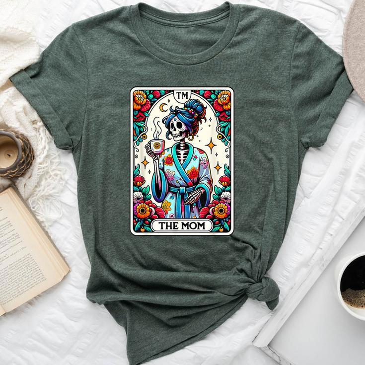 The Mom Tarot Card Skeleton Mama Happy Mother's Day Bella Canvas T-shirt