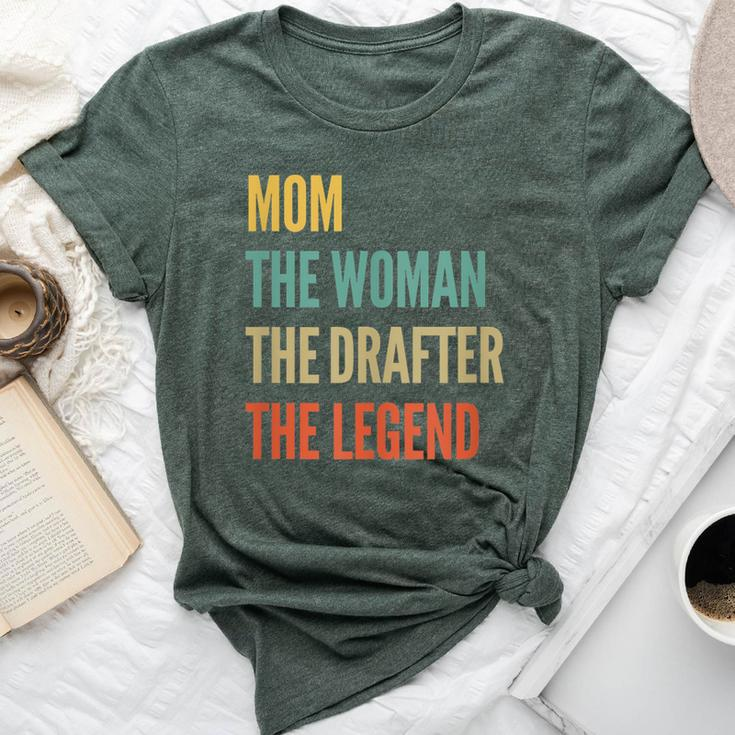The Mom The Woman The Drafter The Legend Bella Canvas T-shirt