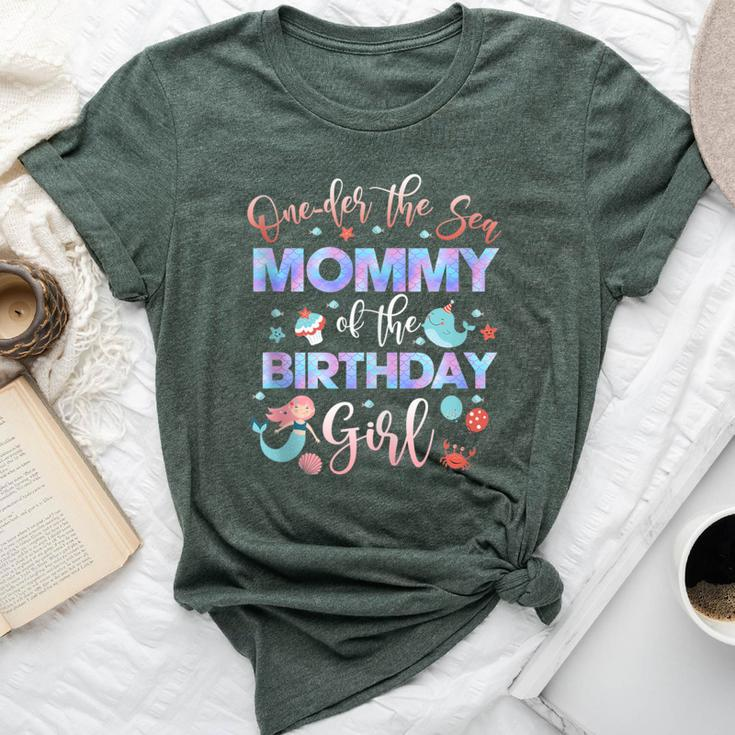 Mommy Of The Mermaid Birthday Girl Under Sea Mama 1St Bella Canvas T-shirt