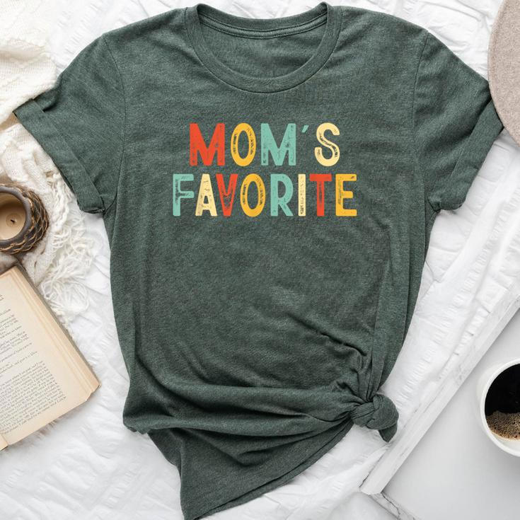 Moms Favorite Mom's Favorite Mother's Day Bella Canvas T-shirt