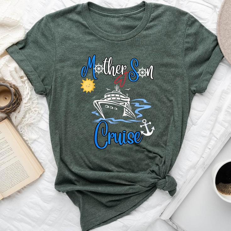 Mother Son Cruise 2024 Family Mom Son Vacation Trip Matching Bella Canvas T-shirt