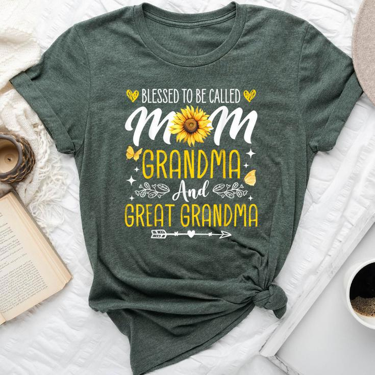 Mother's Day Blessed To Be Called Mom Grandma Great Grandma Bella Canvas T-shirt