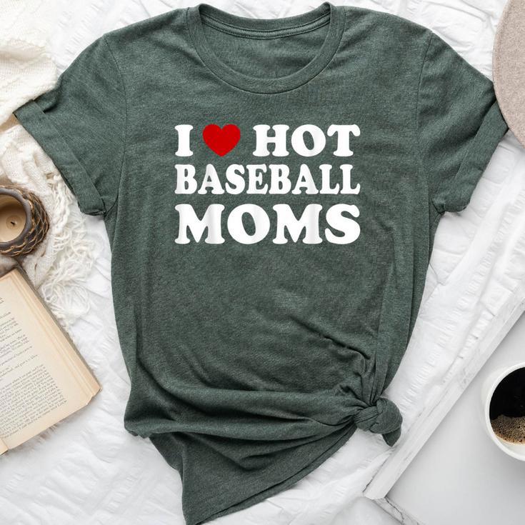 Mother's Day I Love Awesome Crazy Hot Baseball Softball Moms Bella Canvas T-shirt