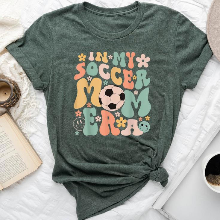 In My Soccer Mom Era Groovy Soccer Mom Life Bella Canvas T-shirt