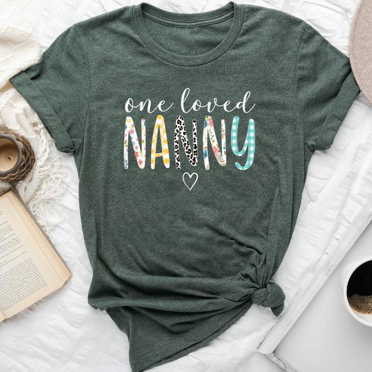 Nanny One Loved Nanny Mother's Day Bella Canvas T-shirt