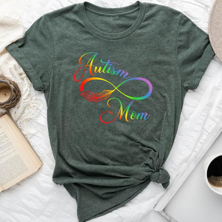 Neurodiversity Symbol Rainbow Autism Mom Autism Infinity Bella Canvas T-shirt