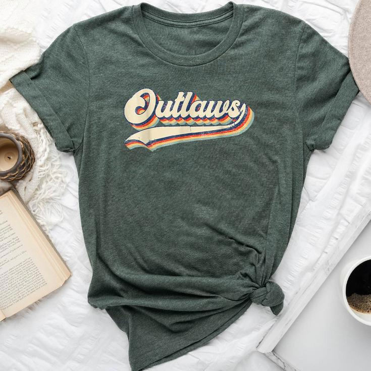 Outlaws Sports Name Vintage Retro For Boys Girls Bella Canvas T-shirt