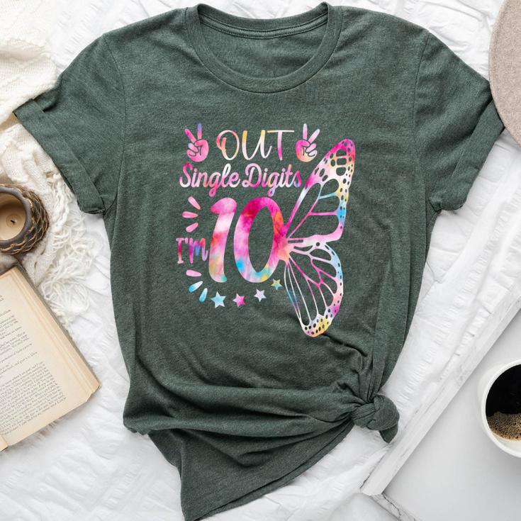 Peace Out Single Digits I'm 10Th Birthday For Girl Bella Canvas T-shirt
