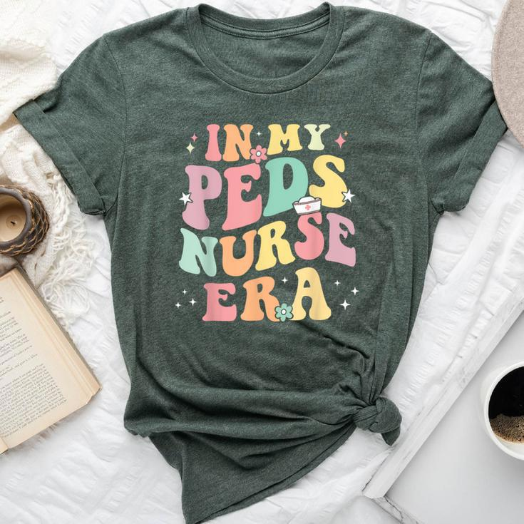 In My Peds Nurse Era Retro Nurse Appreciation Pediatrician Bella Canvas T-shirt