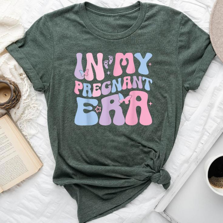 In My Pregnant Era Groovy Pregnant Pregnancy Women Bella Canvas T-shirt