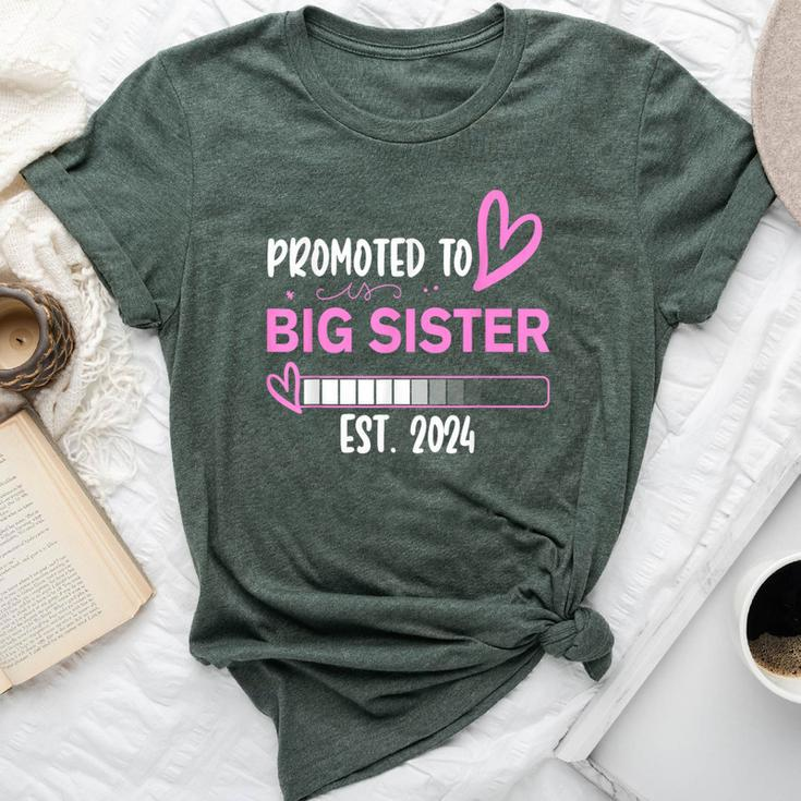 Promoted To Big Sister 2024 First Time Big Sister New Bella Canvas T-shirt