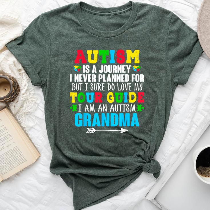 Proud Grandma Autism Awareness Month Grandson Granddaughter Bella Canvas T-shirt