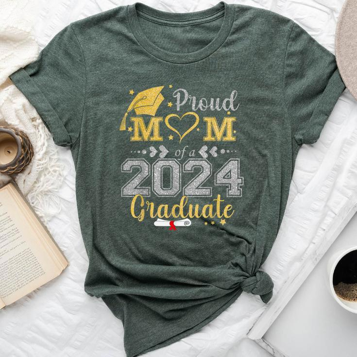 Proud Mom Of A 2024 Graduate Class Senior Graduation Mother Bella Canvas T-shirt