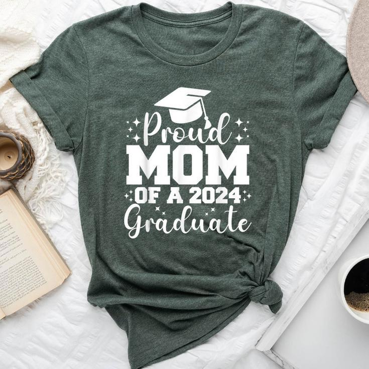 Proud Mom Of A 2024 Graduate Graduation Family 2024 Bella Canvas T-shirt