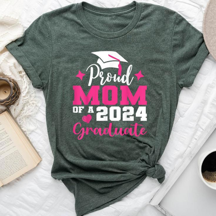 Proud Mom Of 2024 Graduate Senior Mother College Graduation Bella Canvas T-shirt