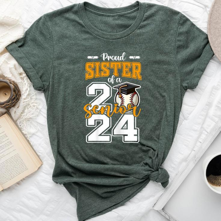 Proud Sister Of A 2024 Baseball Senior Graduation Sister Bella Canvas T-shirt