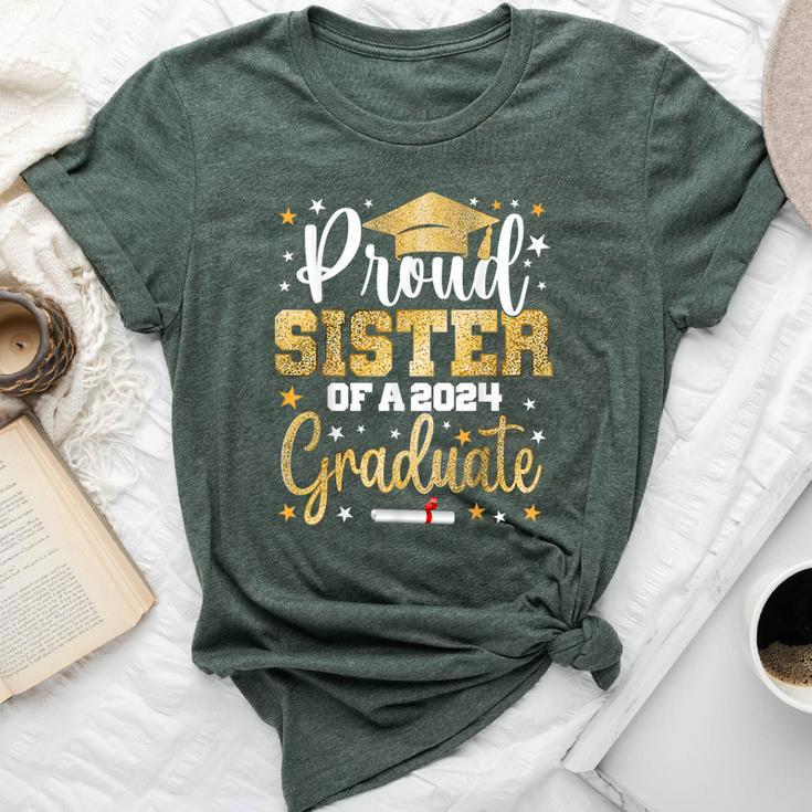 Proud Sister Of A 2024 Graduate Class Senior Graduation Bella Canvas T-shirt