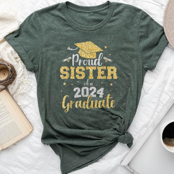 Proud Sister Of A Class Of 2024 Graduate Senior Graduation Bella Canvas T-shirt