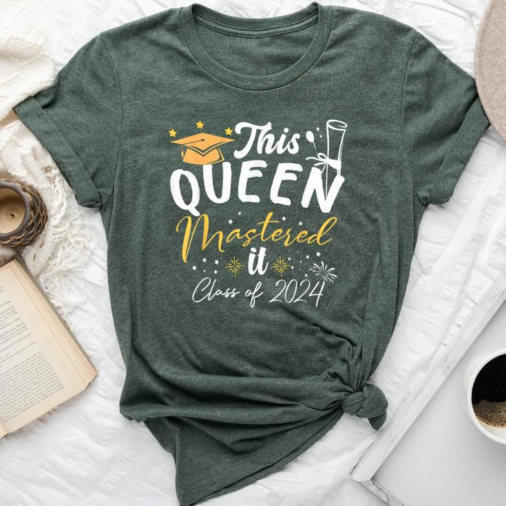 This Queen Mastered It Class Of 2024 Masters Graduation Bella Canvas T-shirt