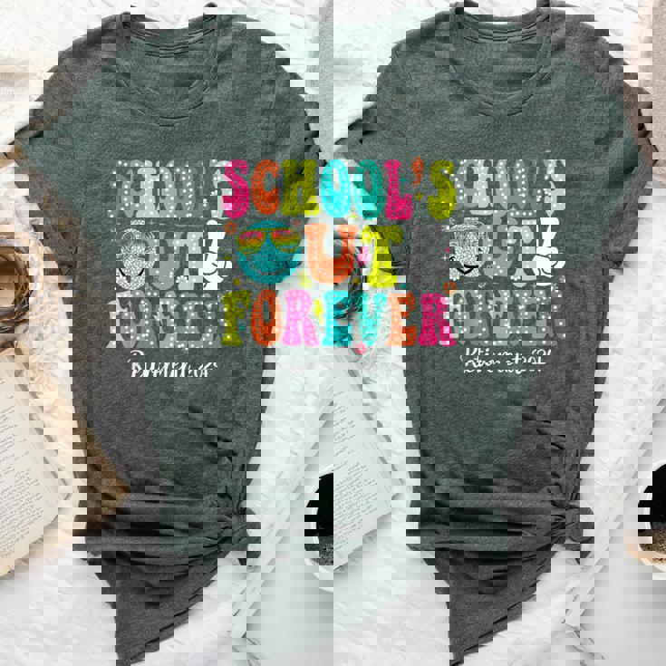 Retired Teacher Schools Out Forever Retirement 2024 Bella Canvas T-shirt