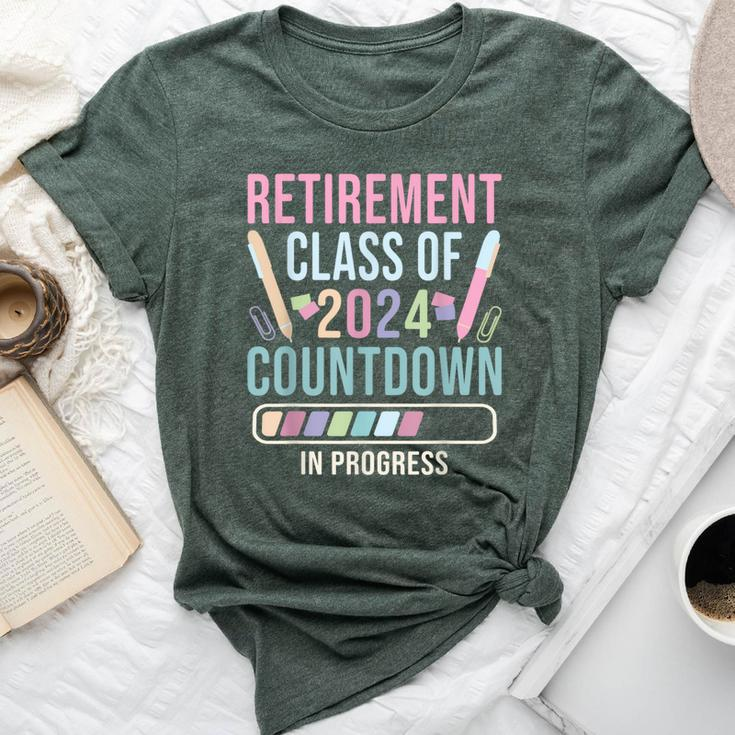Retirement Primary Elementary Teacher 2024 Retiring Progress Bella Canvas T-shirt