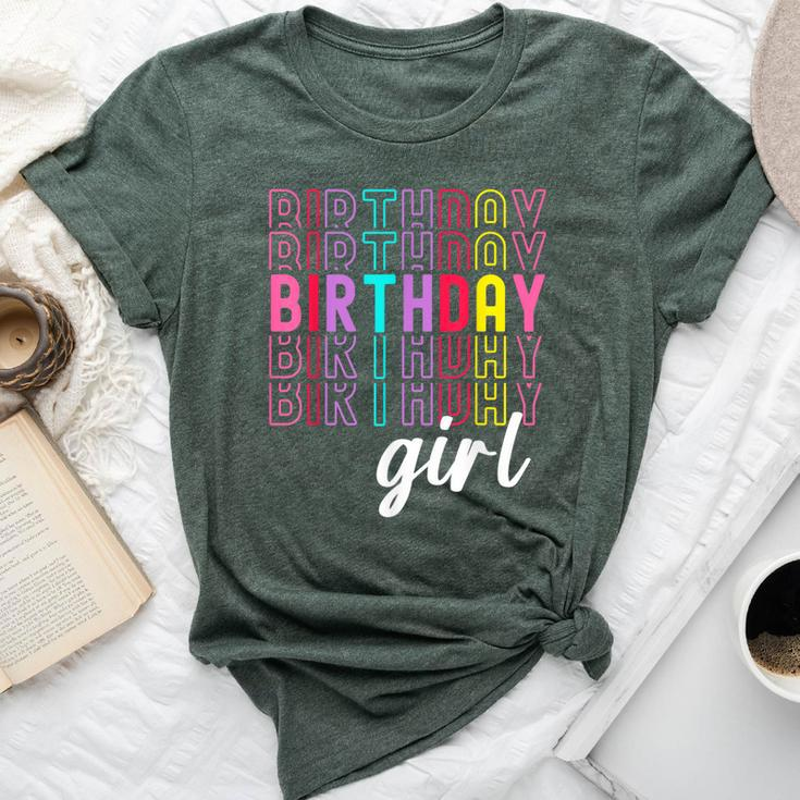 Retro Birthday For Girl Awesome Cute Birthday Party Bella Canvas T-shirt