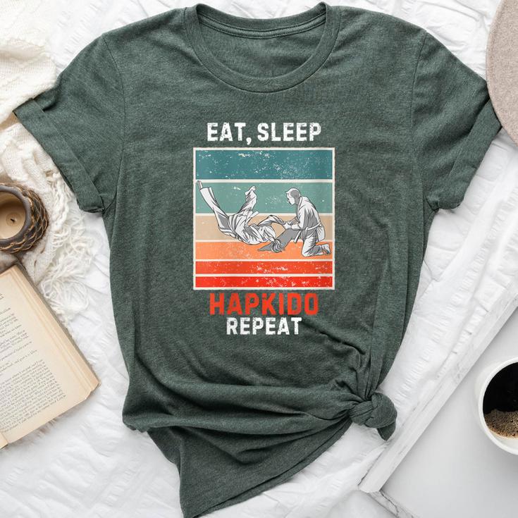 Retro Eat Sleep Hapkido Repeat Vintage Grunge Hapkido Bella Canvas T-shirt