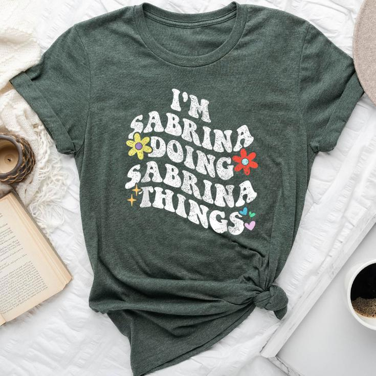 Retro Groovy Im Sabrina Doing Sabrina Things Mother's Bella Canvas T-shirt
