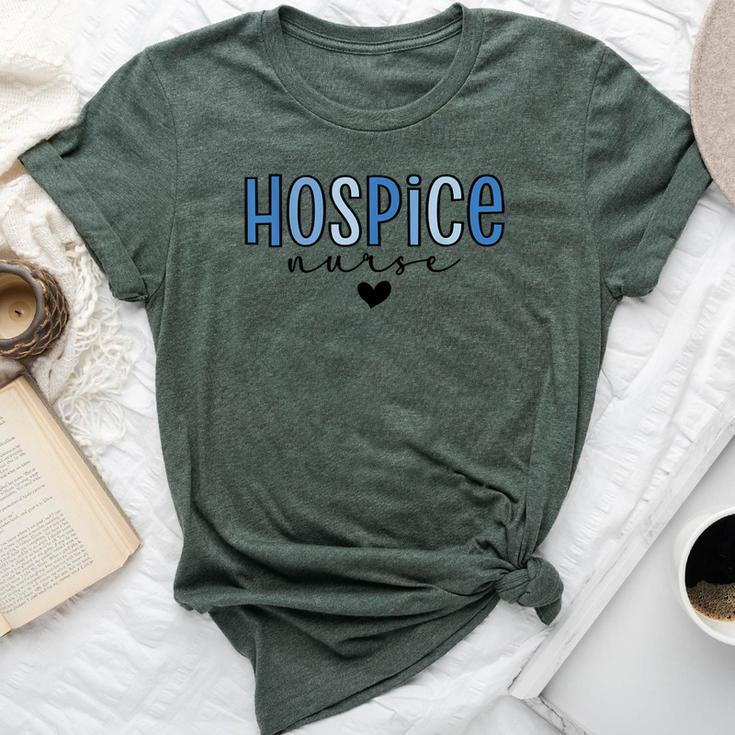 Retro Hospice Nurse Print For Nursing Student Hospice Nurse Bella Canvas T-shirt