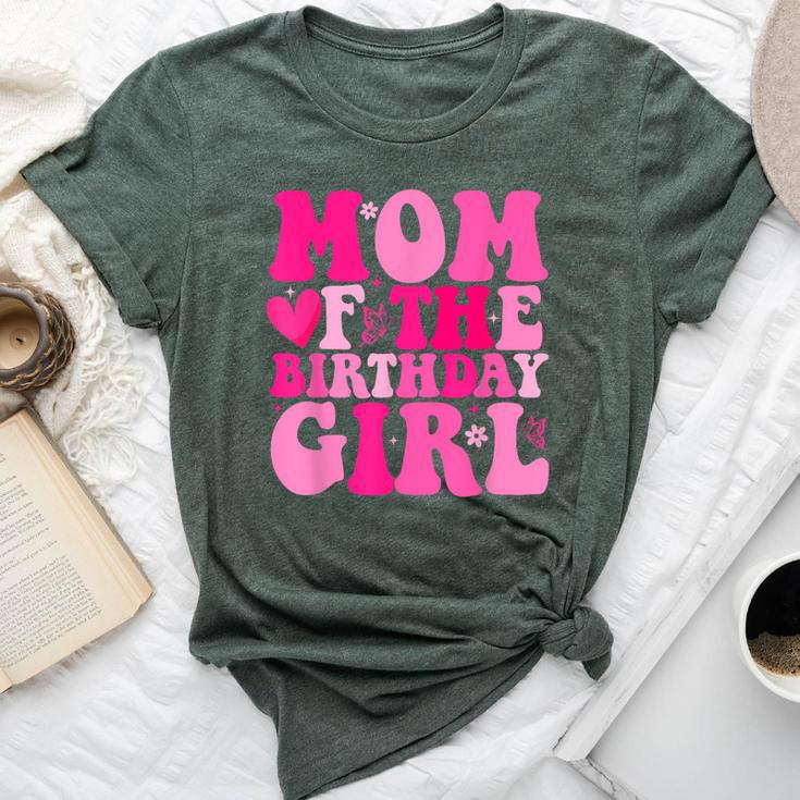 Retro Mom Of The Birthday Family Matching Girls Mama Bella Canvas T-shirt