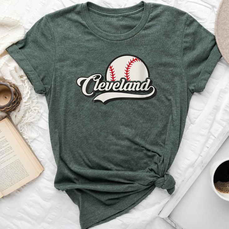 Retro Vintage Ohio Hometown Pride Cleveland Baseball Sports Bella Canvas T-shirt