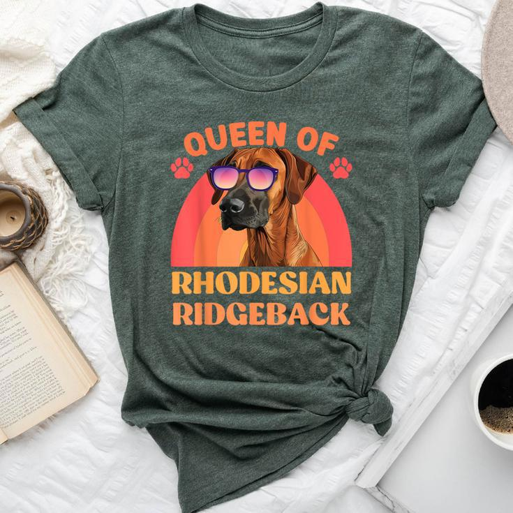 Ridgeback Queen Of Rhodesian Ridgeback Owner Vintage Bella Canvas T-shirt
