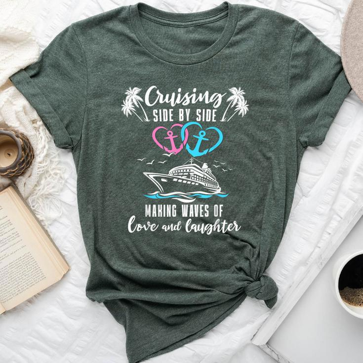 Romantic Cruising Husband Wife Ship Couple Cruise Bella Canvas T-shirt