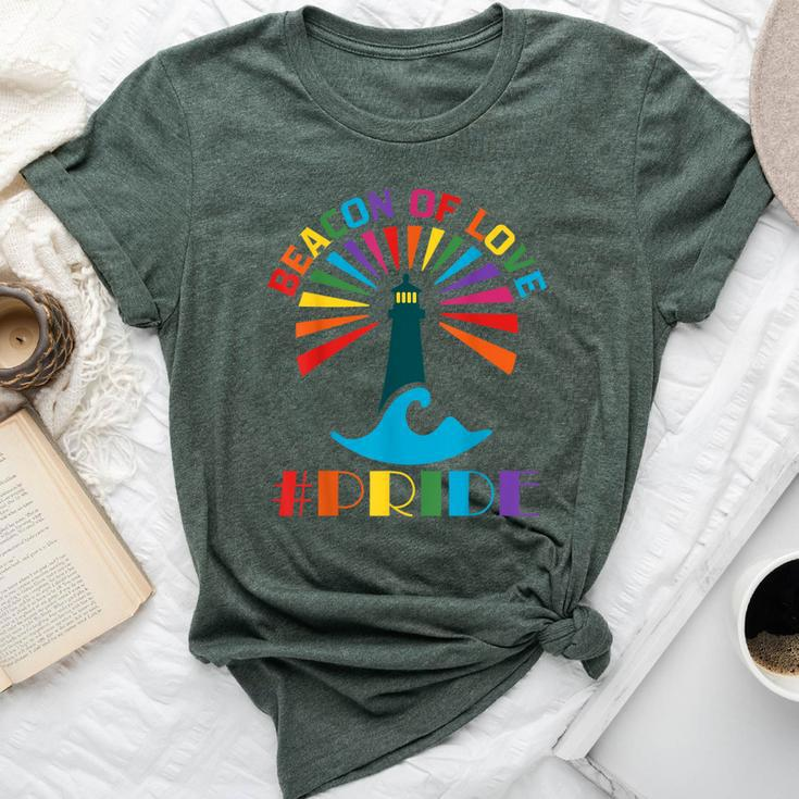 San Francisco Pride 2024 Beacon Of Love Rainbow Transgender Bella Canvas T-shirt