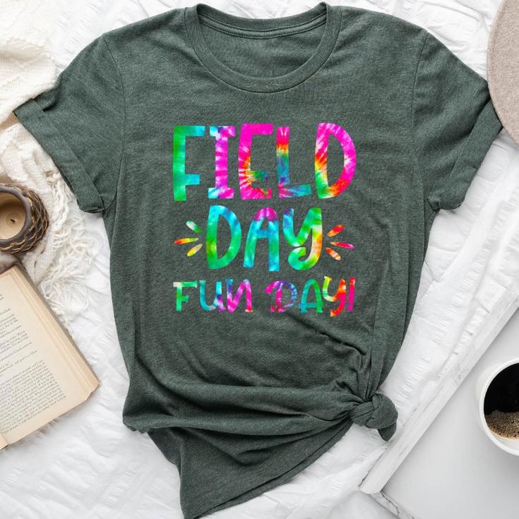 School Field Day Fun Tie Dye Field Day 2024 Teacher Bella Canvas T-shirt