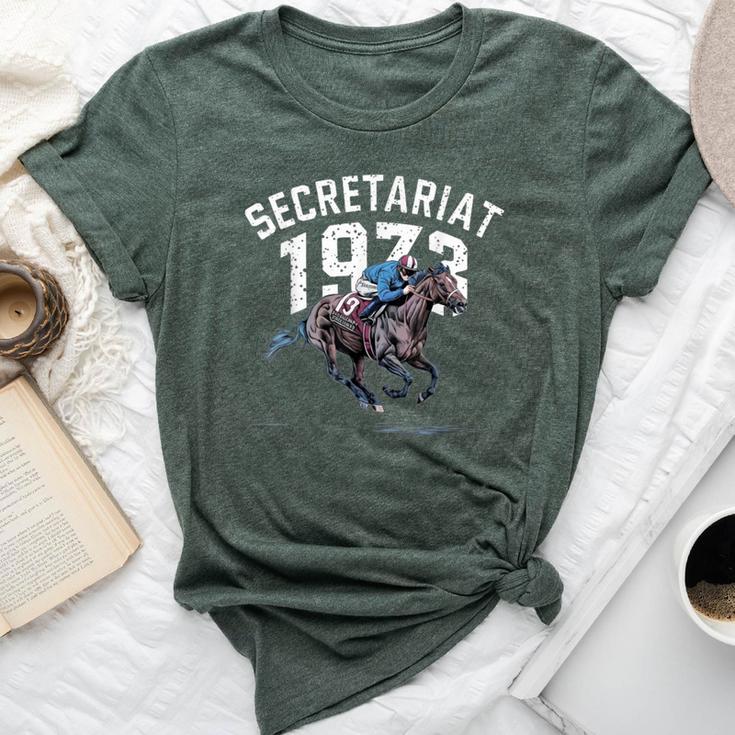 Secretariat 1973 Horse Racing Secretariat Horse 1973 Bella Canvas T-shirt