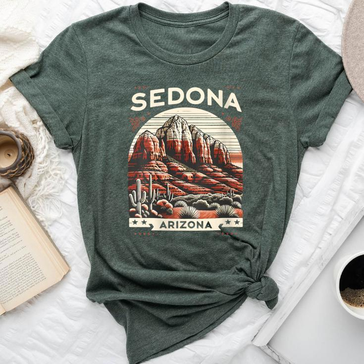 Sedona Az Hiking Outdoors Mountain Sedona Usa Retro Vintage Bella Canvas T-shirt