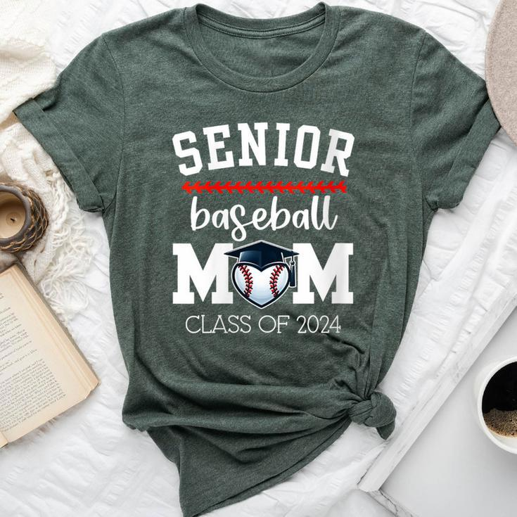 Senior Baseball Mom 2024 Senior Mom Class Of 2024 Baseball Bella Canvas T-shirt