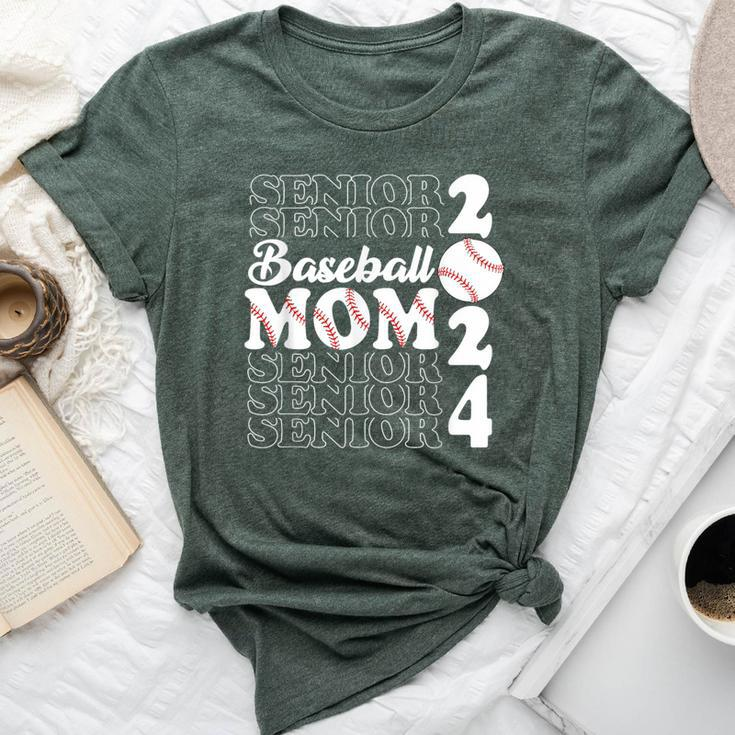 Senior Mom 2024 Baseball Class Of 2024 Graduation Bella Canvas T-shirt