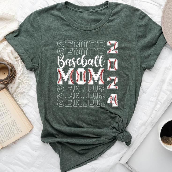 Senior Mom 2024 Class Of 2024 Baseball Mom Graduation 2024 Bella Canvas T-shirt