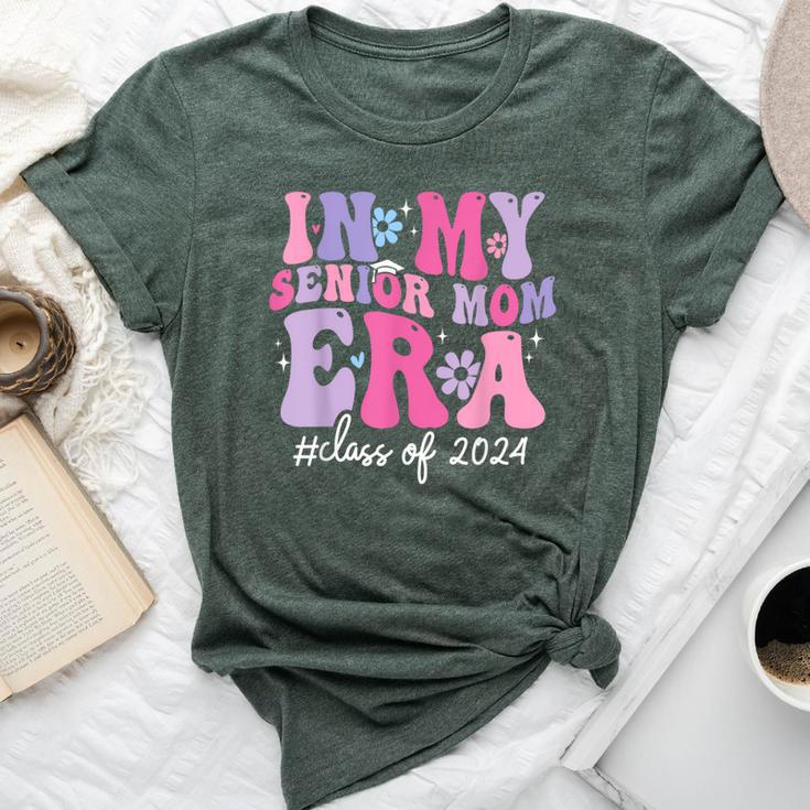 In My Senior Mom Era Class Of 2024 Groovy Senior Mom 2024 Bella Canvas T-shirt