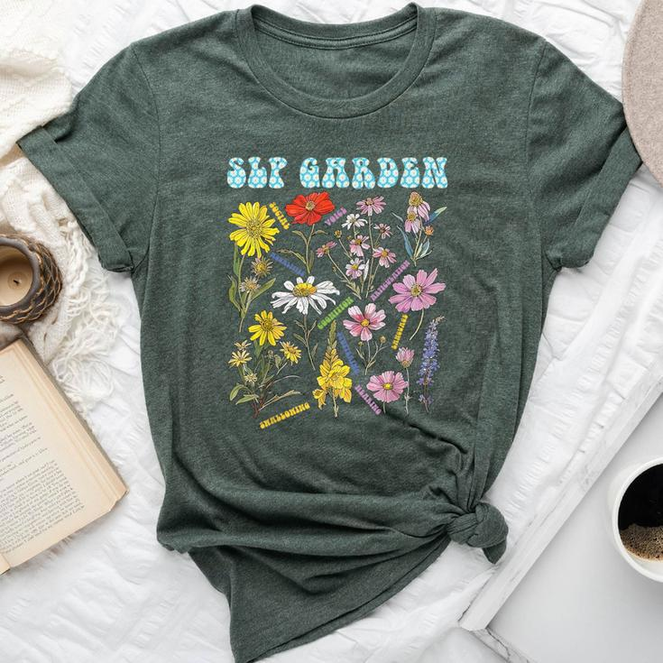 Slp Garden Wildflowers Speech Language Pathologist Men Bella Canvas T-shirt