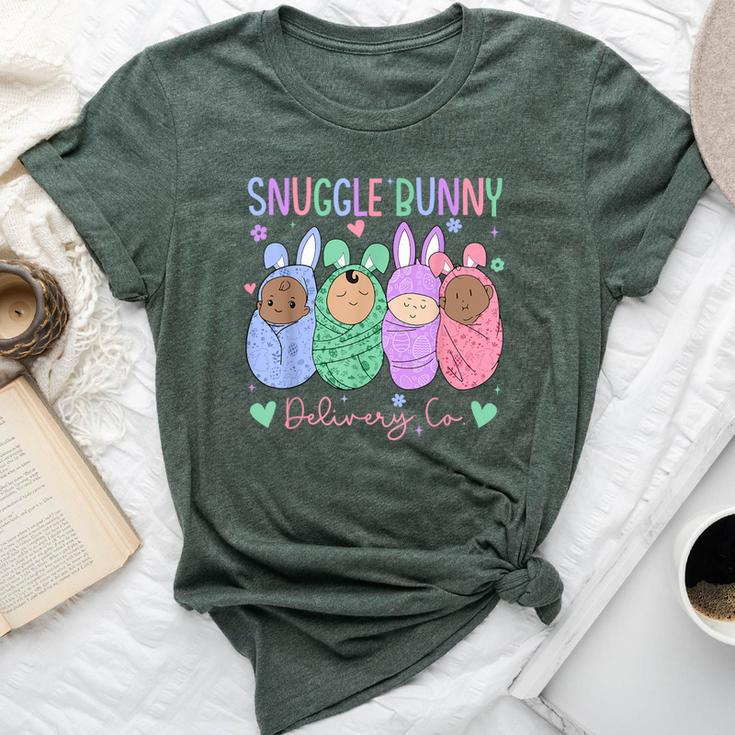 Snuggle Bunny Delivery Co Easter L&D Nurse Mother Baby Nurse Bella Canvas T-shirt