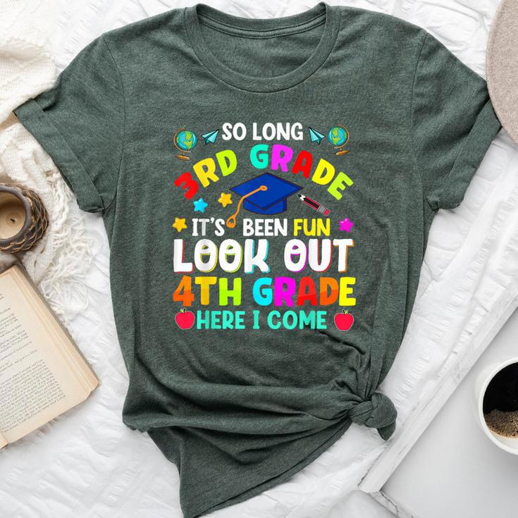 So Long 3Rd Grade Graduation 4Th Grade Here I Come 2024 Bella Canvas T-shirt