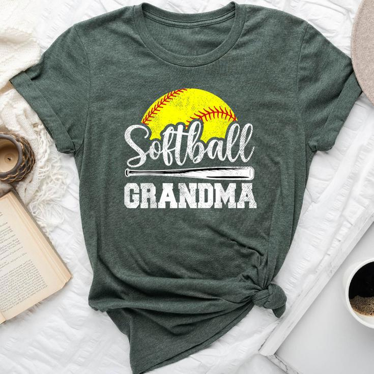 Softball Grandma Softball Player Game Day Mother's Day Bella Canvas T-shirt