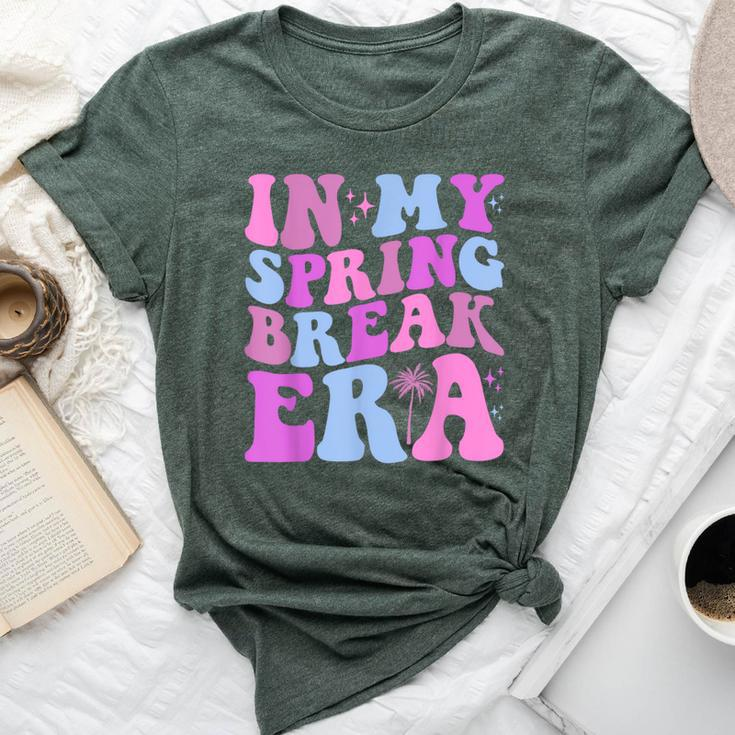In My Spring Break Era Retro Groovy Vacation College Trip Bella Canvas T-shirt