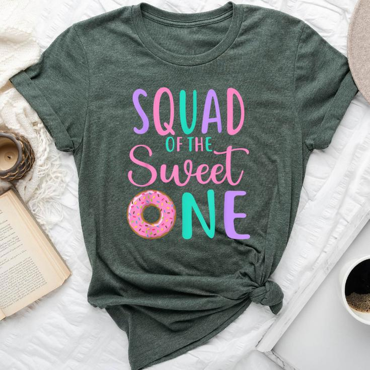 Squad Of The Sweet One Team 1St Birthday Girl Donut Party Bella Canvas T-shirt