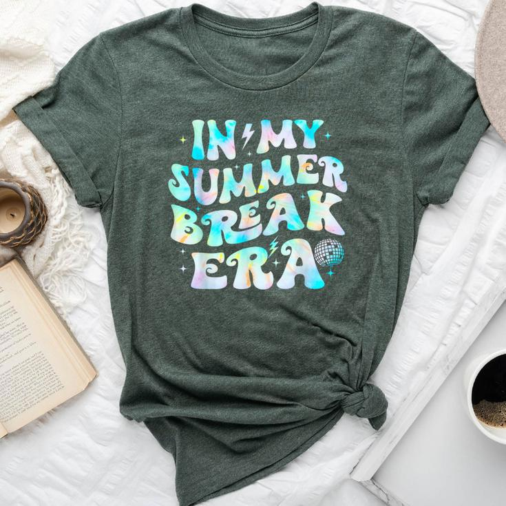 In My Summer Break Era Groovy Teacher Summer Break Vacation Bella Canvas T-shirt